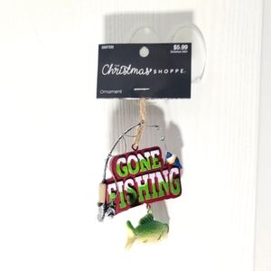 COPY - The Christmas Shoppe Gone Fishing Ornament